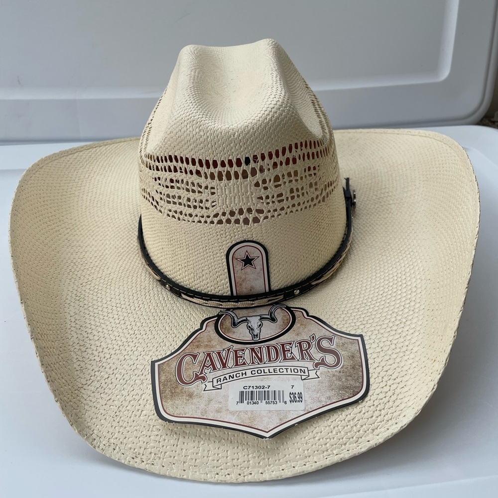 Cream Western Hat